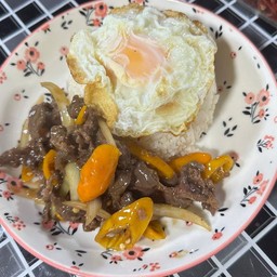 ข้าว เมนูผัดพริกหยวก