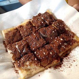 โรตีเนยกล้วยหอมซอสช็อคโกแลต