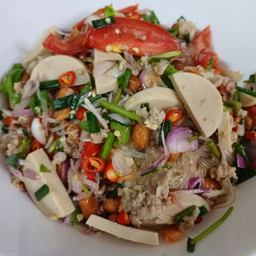 ยำวุ้นเส้น หมูยอ