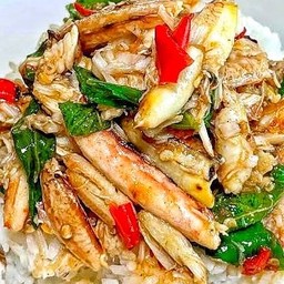 กะเพราปูราดข้าว