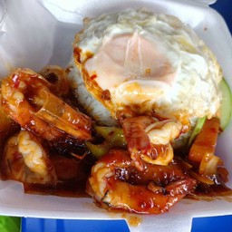 ข้าวพริกเผากุ้ง