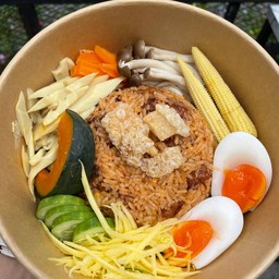 Fried Rice With Pork Crackling Chili Paste