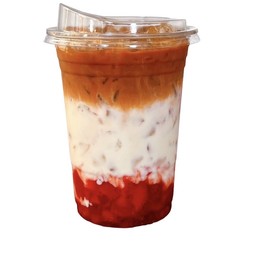 ชาไทยนมสด สตรอเบอร์รี่