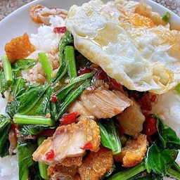 ข้าวผัดคะน้า