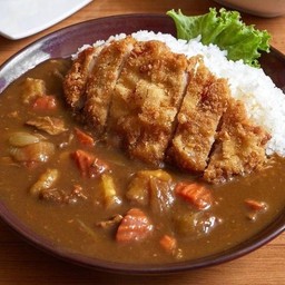 ข้าวแกงกะหรี่หมูทอด