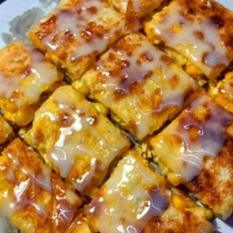 โรตีข้าวโพดไข่ชีส