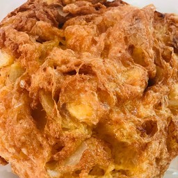 ไข่เจียวแหนม ราดข้าว