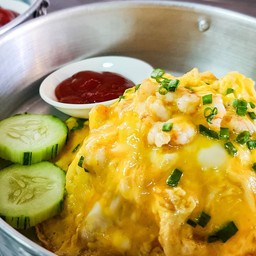 ข้าวไข่ข้นกุ้ง