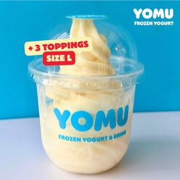 ซอฟท์เสิร์ฟ ไซส์ L + 3 ท้อปปิ้ง