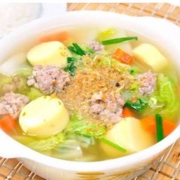 ต้มจืดเต้าหู้หมูสับ