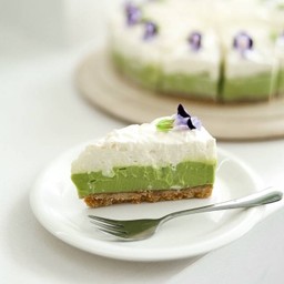 Thai Pandan Custard Coconut Cream Pie