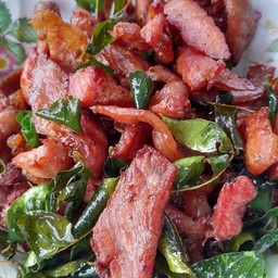 หมูทอดแดดเดียว 1 ขีด