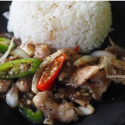 ข้าวผัดพริกไทยดำ