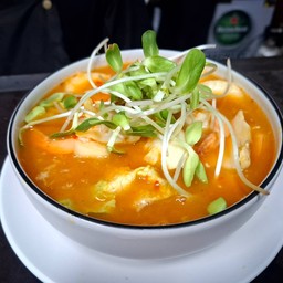 แกงส้มผักรวมกุ้ง (ถ้วย)