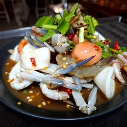 ตำเหลาทะเลปลาร้า