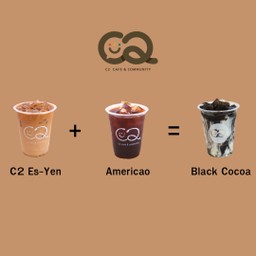 ซีทู เอสเย็น + อเมริกาโน่เย็น แถมฟรี แบล็ค โก้โก้เย็น