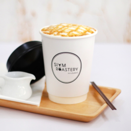 นมสด คาราเมล ร้อน