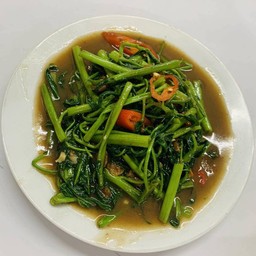 ผักบุ้งกะปิ