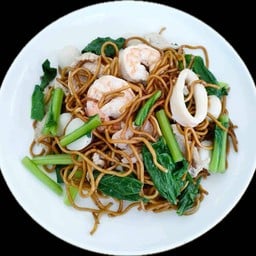 หมี่เหลืองเบตงผัดแห้ง