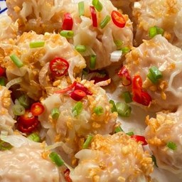 เกี๊ยวจีบหมูแป้งบาง