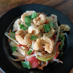 ตำแคปหมู-ปลาร้า