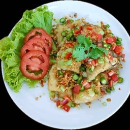 เนื้อปลาผัดพริกเกลือ