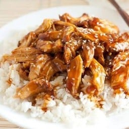 ข้าวหน้าไก่ผัดซอสเทอริยากิ