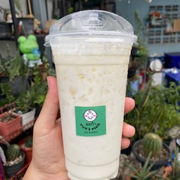 นมมะลิ (แบบแก้ว)