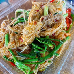 หมี่กระเฉดหมู