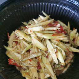 ตำ มะม่วง ปลากรอบ