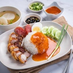 ข้าวหมูกรอบ