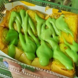 ปังแผ่น สังขยาใบเตย