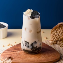 น้ำเต้าหู้เติมเต็มปั่น (แก้ว)