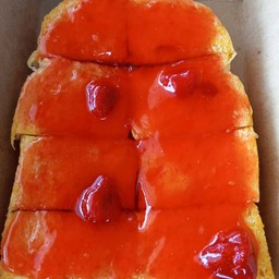 ปังปิ้ง เนย แยมสตอเบอรี่