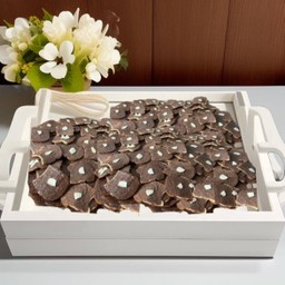 ขนมปังกรอบโกโก้ดาร์กช๊อค+อัลมอนด์