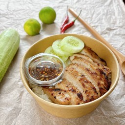 ข้าวคอหมูย่างแท้