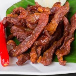 เนื้อแดดเดียวทอด  ขีดละ