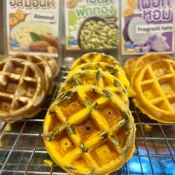 วาฟเฟิล-เมล็ดฟักทอง