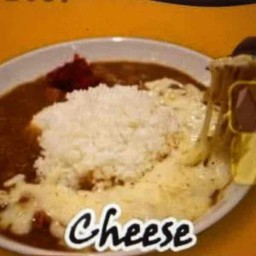 ข้าวแกงกะหรี่ชีส.