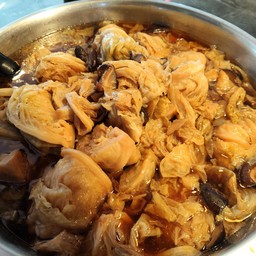 ต้มกะหล่ำปลีเห็ดหอม