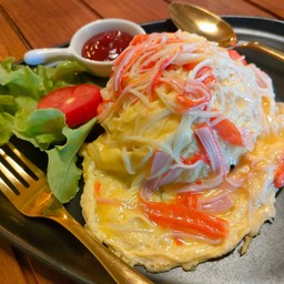 ข้าวไข่ข้นปูอัด