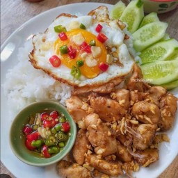 ไก่กระเทียมบ้านวีเทค