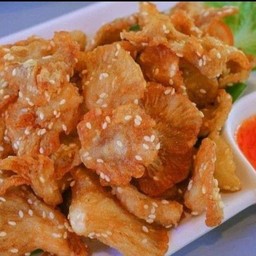 เห็ดชุปแป้งทอด