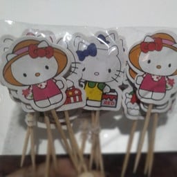 ป้ายปักคิตตี้ 4 ชิ้น