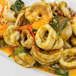 เขียวหวานทะเลผัดแห้ง