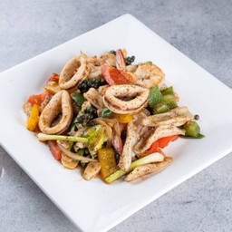 ทะเลรวมผัดพริกไทยดำ