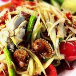 ตำหอยแครง