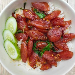 กะเพรากุนเชียงหมู