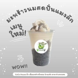 มะพร้าวนมสดปั่นแมงลัก