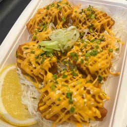 ข้าวหน้า ไก่สไปซี่มาโย